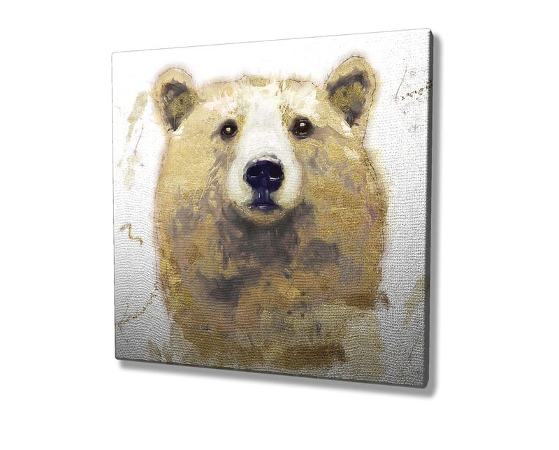 Koristeellinen Canvastaulu 45x45 cm - Monivärinen - Sisustustuotteet - Taulu & taide - Canvas-taulu