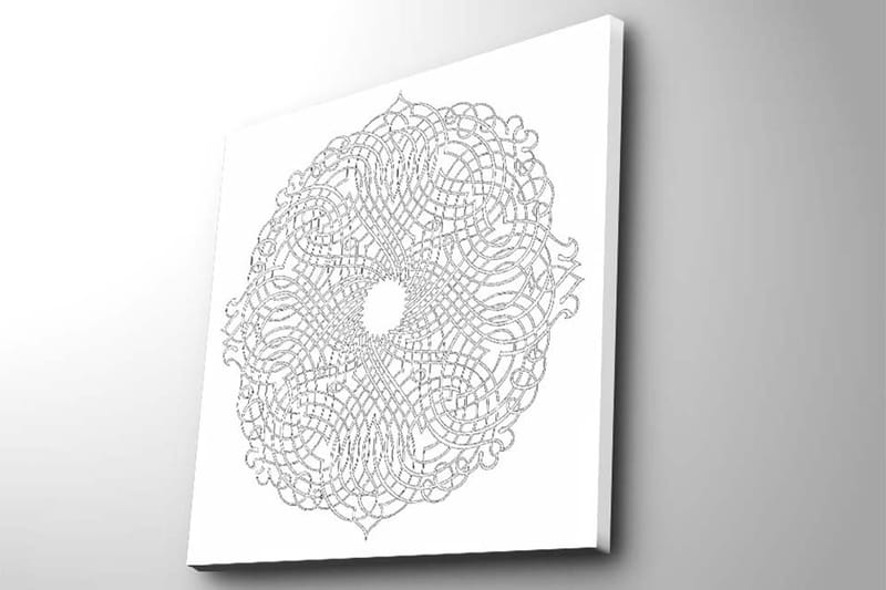 Koristeellinen Canvastaulu 45x45 cm - Monivärinen - Sisustustuotteet - Taulu & taide - Canvas-taulu