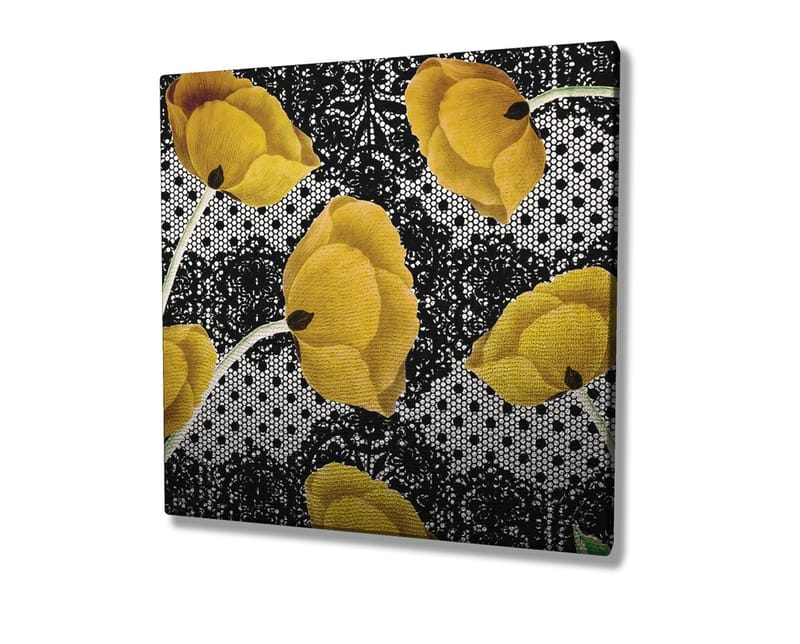 Koristeellinen Canvastaulu 45x45 cm - Monivärinen - Sisustustuotteet - Taulu & taide - Canvas-taulu