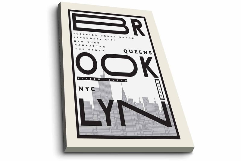 Koristeellinen Canvastaulu 45x70 cm - Monivärinen - Sisustustuotteet - Taulu & taide - Canvas-taulu