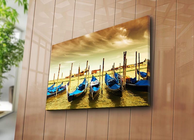 Koristeellinen Canvastaulu 45x70 cm - Monivärinen - Sisustustuotteet - Taulu & taide - Canvas-taulu