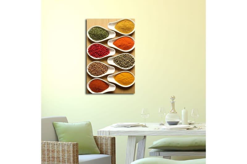 Koristeellinen Canvastaulu 45x70 cm - Monivärinen - Sisustustuotteet - Taulu & taide - Canvas-taulu