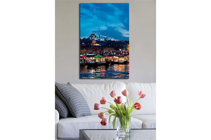 Koristeellinen Canvastaulu 45x70 cm - Monivärinen - Sisustustuotteet - Taulu & taide - Canvas-taulu