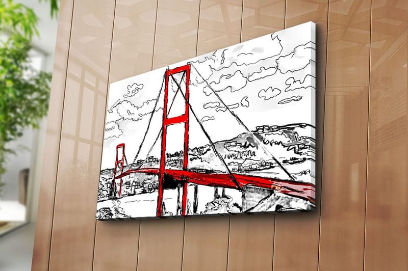 Koristeellinen Canvastaulu 45x70 cm - Monivärinen - Sisustustuotteet - Taulu & taide - Canvas-taulu