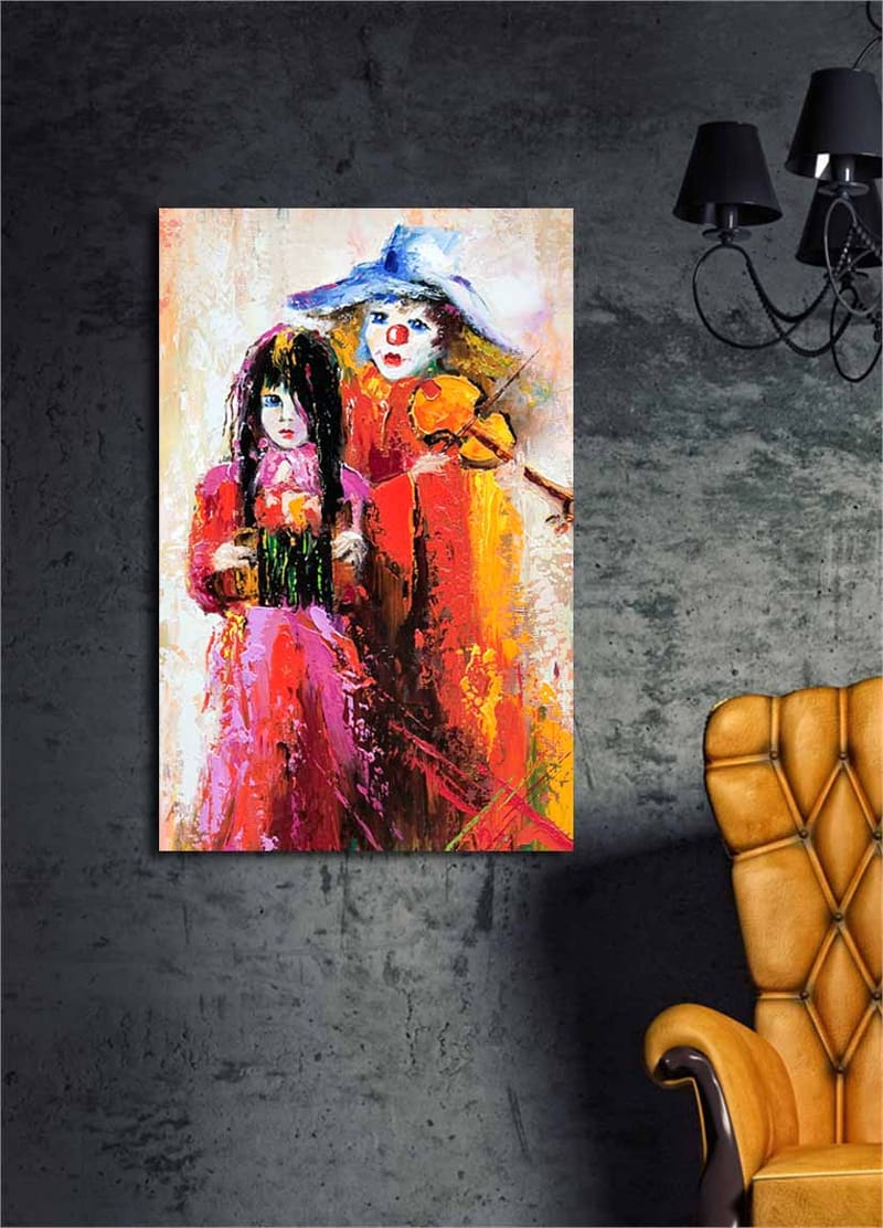 Koristeellinen Canvastaulu 45x70 cm - Monivärinen - Sisustustuotteet - Taulu & taide - Canvas-taulu
