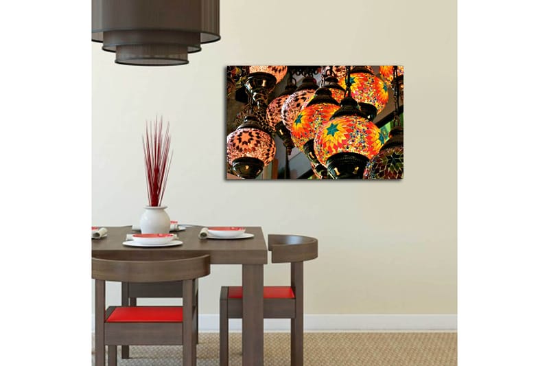 Koristeellinen Canvastaulu 45x70 cm - Monivärinen - Sisustustuotteet - Taulu & taide - Canvas-taulu
