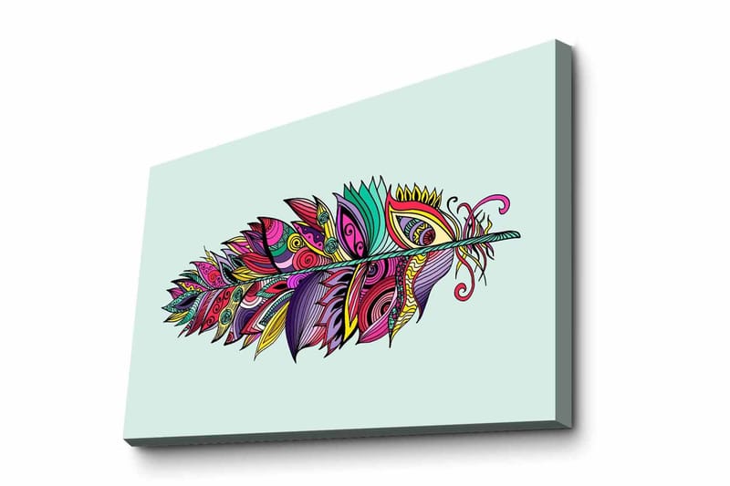 Koristeellinen Canvastaulu 45x70 cm - Monivärinen - Sisustustuotteet - Taulu & taide - Canvas-taulu