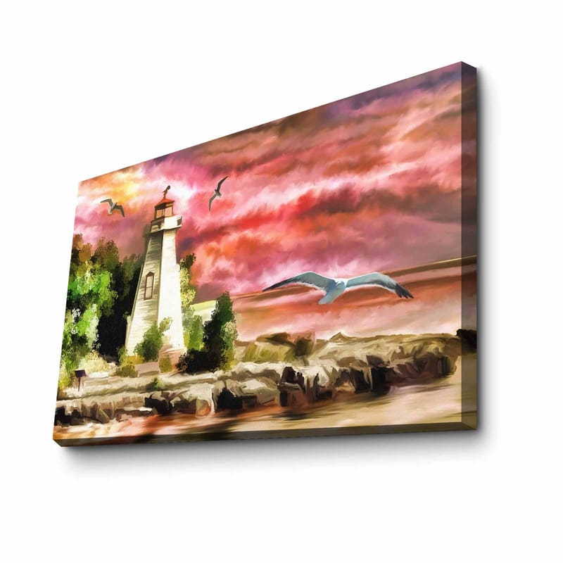 Koristeellinen Canvastaulu 45x70 cm - Monivärinen - Sisustustuotteet - Taulu & taide - Canvas-taulu