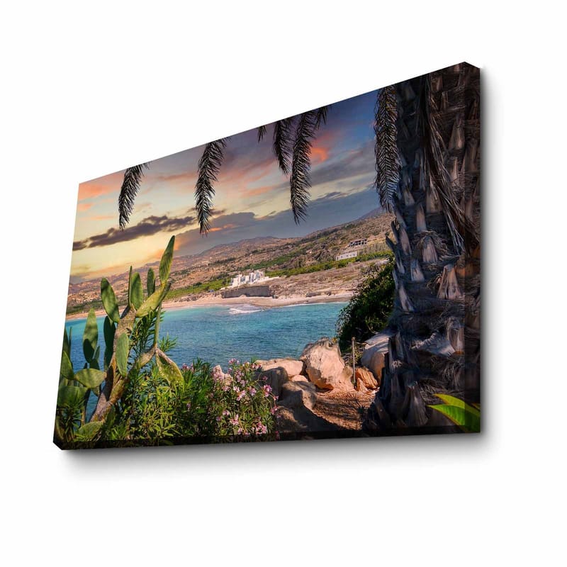 Koristeellinen Canvastaulu 45x70 cm - Monivärinen - Sisustustuotteet - Taulu & taide - Canvas-taulu