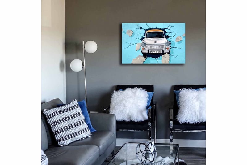 Koristeellinen Canvastaulu 45x70 cm - Monivärinen - Sisustustuotteet - Taulu & taide - Canvas-taulu