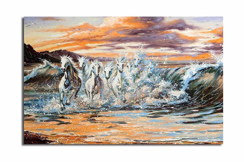 Koristeellinen Canvastaulu 45x70 cm - Monivärinen - Sisustustuotteet - Taulu & taide - Canvas-taulu