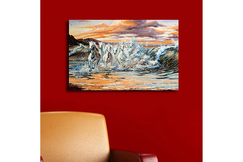 Koristeellinen Canvastaulu 45x70 cm - Monivärinen - Sisustustuotteet - Taulu & taide - Canvas-taulu