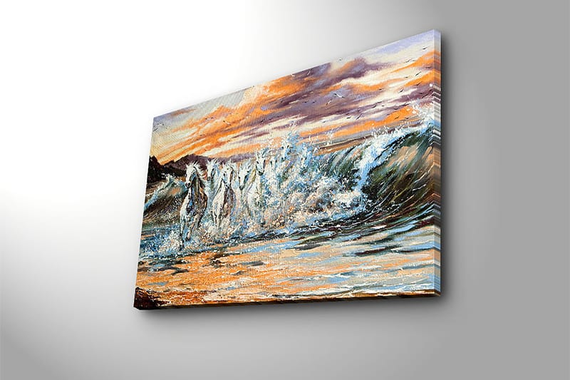 Koristeellinen Canvastaulu 45x70 cm - Monivärinen - Sisustustuotteet - Taulu & taide - Canvas-taulu