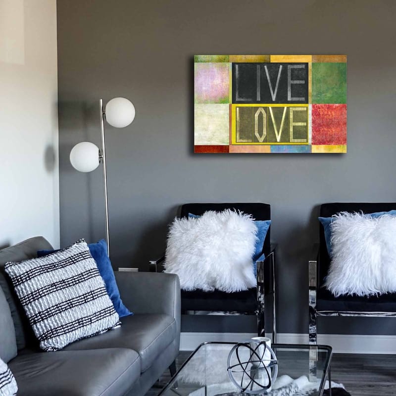 Koristeellinen Canvastaulu 45x70 cm - Monivärinen - Sisustustuotteet - Taulu & taide - Canvas-taulu