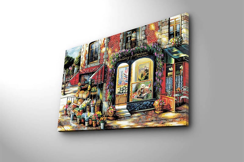 Koristeellinen Canvastaulu 45x70 cm - Monivärinen - Sisustustuotteet - Taulu & taide - Canvas-taulu
