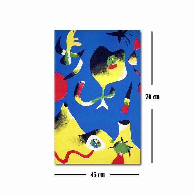 Koristeellinen Canvastaulu 45x70 cm - Monivärinen - Sisustustuotteet - Taulu & taide - Canvas-taulu