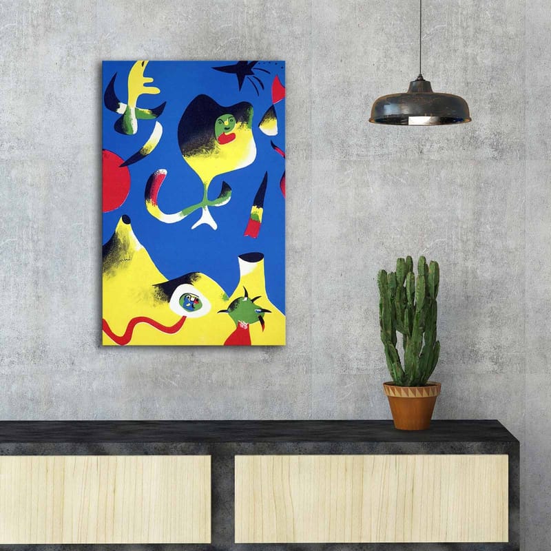 Koristeellinen Canvastaulu 45x70 cm - Monivärinen - Sisustustuotteet - Taulu & taide - Canvas-taulu