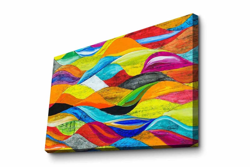 Koristeellinen Canvastaulu 45x70 cm - Monivärinen - Sisustustuotteet - Taulu & taide - Canvas-taulu