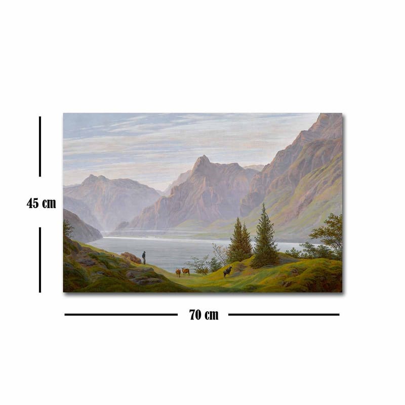 Koristeellinen Canvastaulu 45x70 cm - Monivärinen - Sisustustuotteet - Taulu & taide - Canvas-taulu
