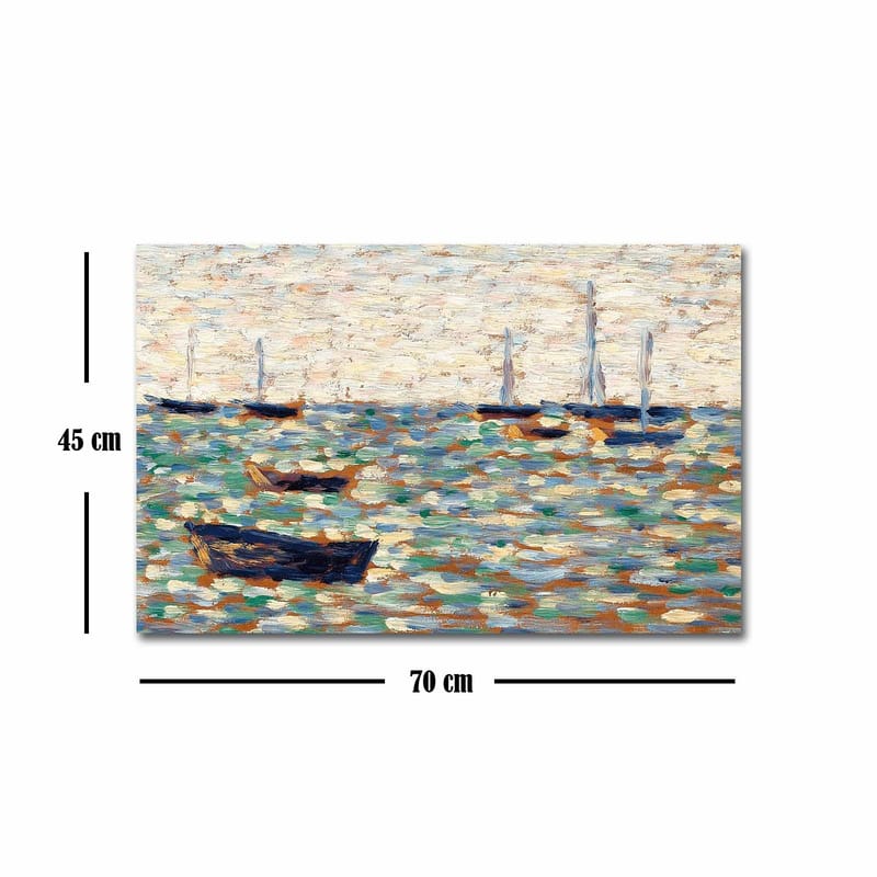 Koristeellinen Canvastaulu 45x70 cm - Monivärinen - Sisustustuotteet - Taulu & taide - Canvas-taulu