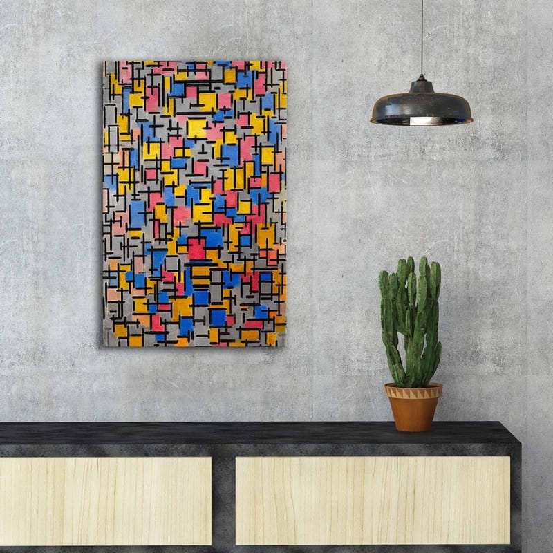 Koristeellinen Canvastaulu 45x70 cm - Monivärinen - Sisustustuotteet - Taulu & taide - Canvas-taulu