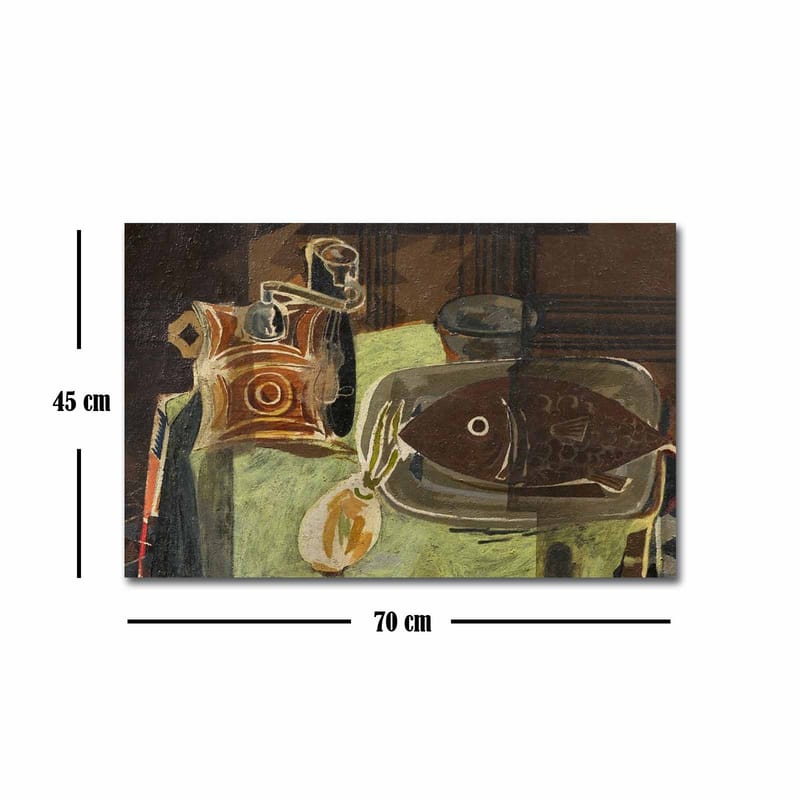 Koristeellinen Canvastaulu 45x70 cm - Monivärinen - Sisustustuotteet - Taulu & taide - Canvas-taulu