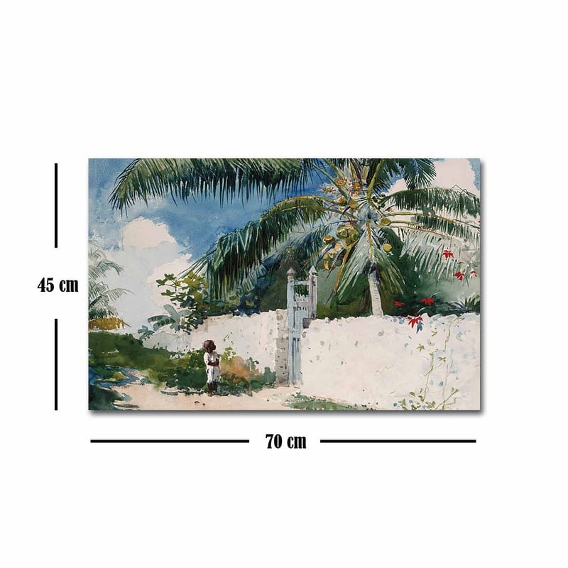 Koristeellinen Canvastaulu 45x70 cm - Monivärinen - Sisustustuotteet - Taulu & taide - Canvas-taulu