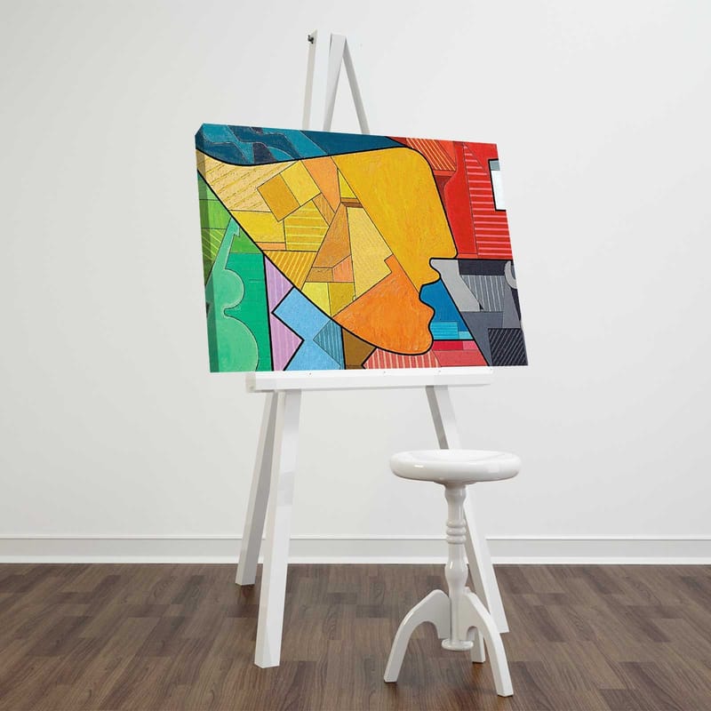 Koristeellinen Canvastaulu 45x70 cm - Monivärinen - Sisustustuotteet - Taulu & taide - Canvas-taulu
