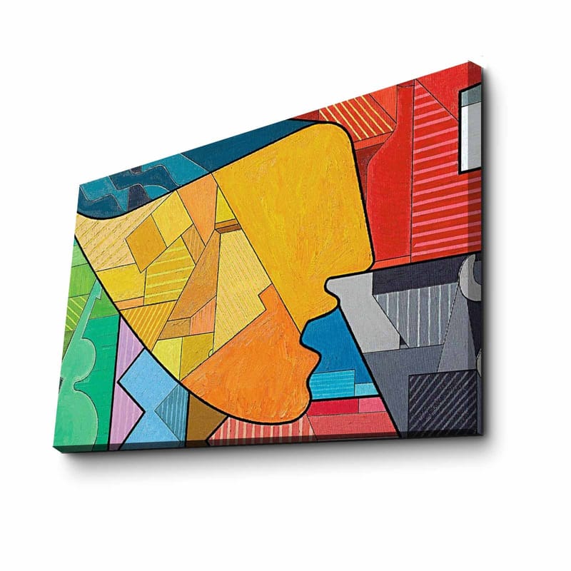 Koristeellinen Canvastaulu 45x70 cm - Monivärinen - Sisustustuotteet - Taulu & taide - Canvas-taulu