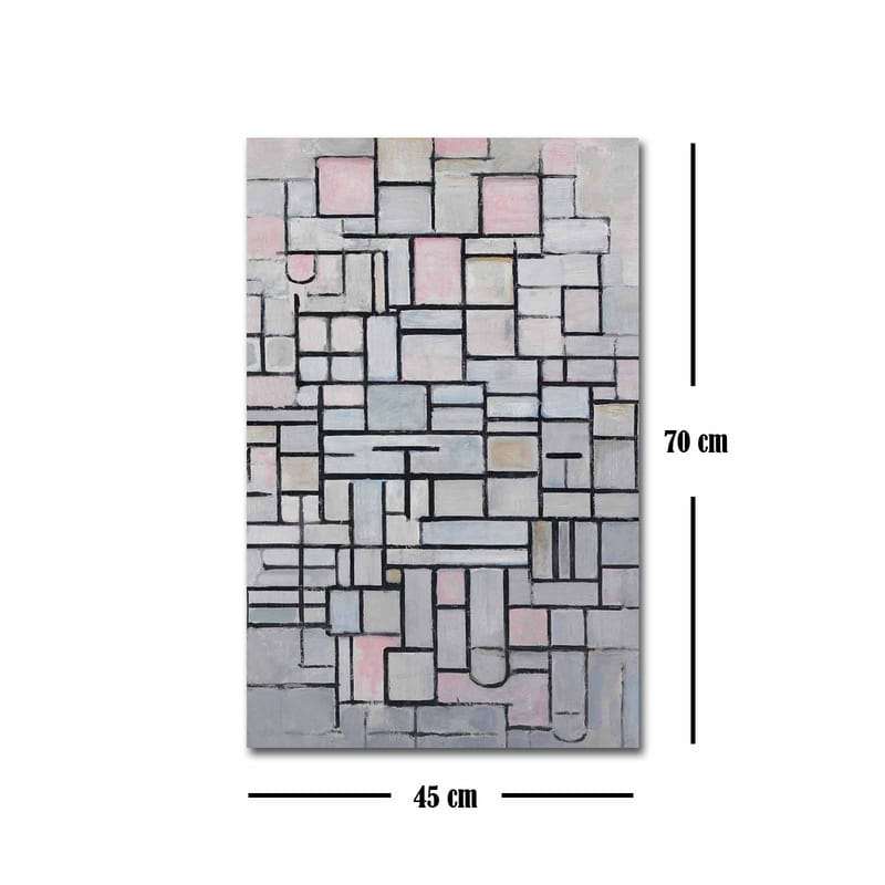 Koristeellinen Canvastaulu 45x70 cm - Monivärinen - Sisustustuotteet - Taulu & taide - Canvas-taulu