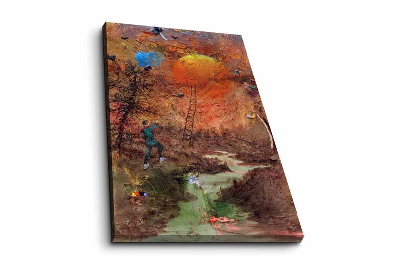 Koristeellinen Canvastaulu 45x70 cm - Monivärinen - Sisustustuotteet - Taulu & taide - Canvas-taulu
