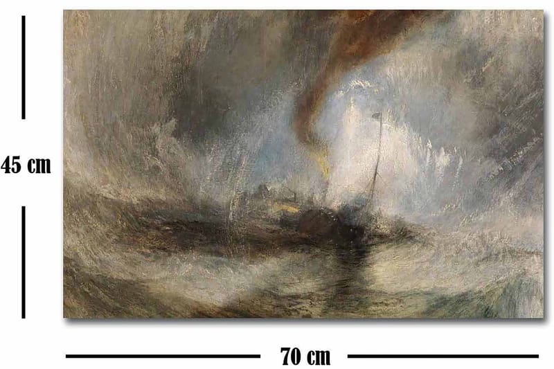 Koristeellinen Canvastaulu 45x70 cm - Monivärinen - Sisustustuotteet - Taulu & taide - Canvas-taulu