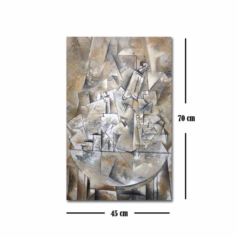Koristeellinen Canvastaulu 45x70 cm - Monivärinen - Sisustustuotteet - Taulu & taide - Canvas-taulu