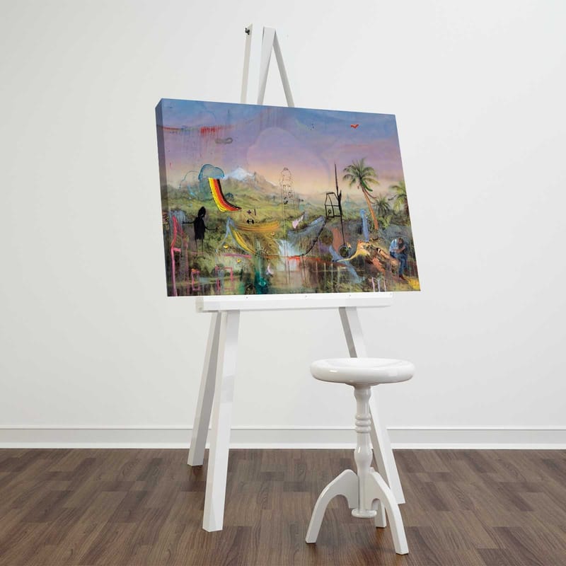 Koristeellinen Canvastaulu 45x70 cm - Monivärinen - Sisustustuotteet - Taulu & taide - Canvas-taulu