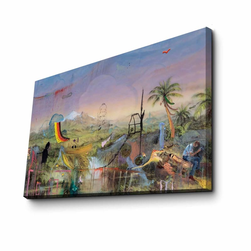 Koristeellinen Canvastaulu 45x70 cm - Monivärinen - Sisustustuotteet - Taulu & taide - Canvas-taulu