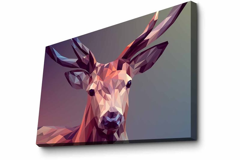 Koristeellinen Canvastaulu 45x70 cm - Monivärinen - Sisustustuotteet - Taulu & taide - Canvas-taulu