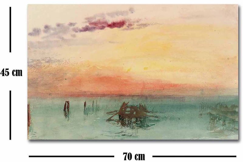 Koristeellinen Canvastaulu 45x70 cm - Monivärinen - Sisustustuotteet - Taulu & taide - Canvas-taulu