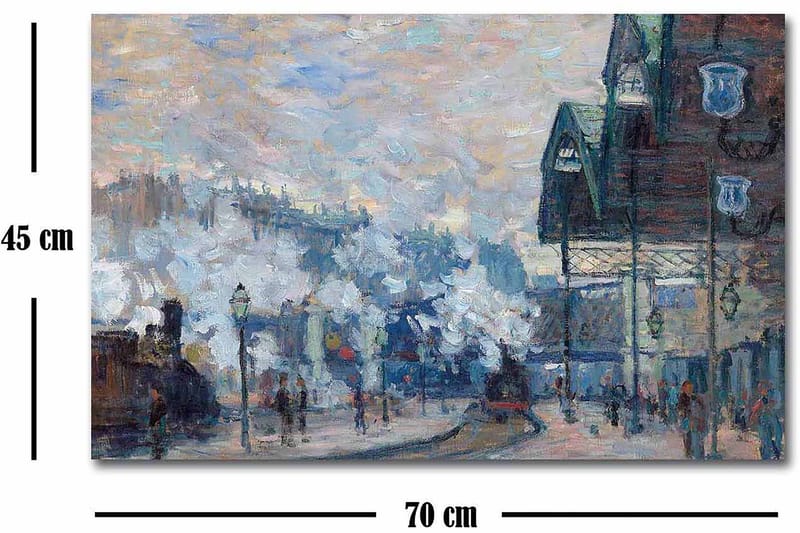 Koristeellinen Canvastaulu 45x70 cm - Monivärinen - Sisustustuotteet - Taulu & taide - Canvas-taulu