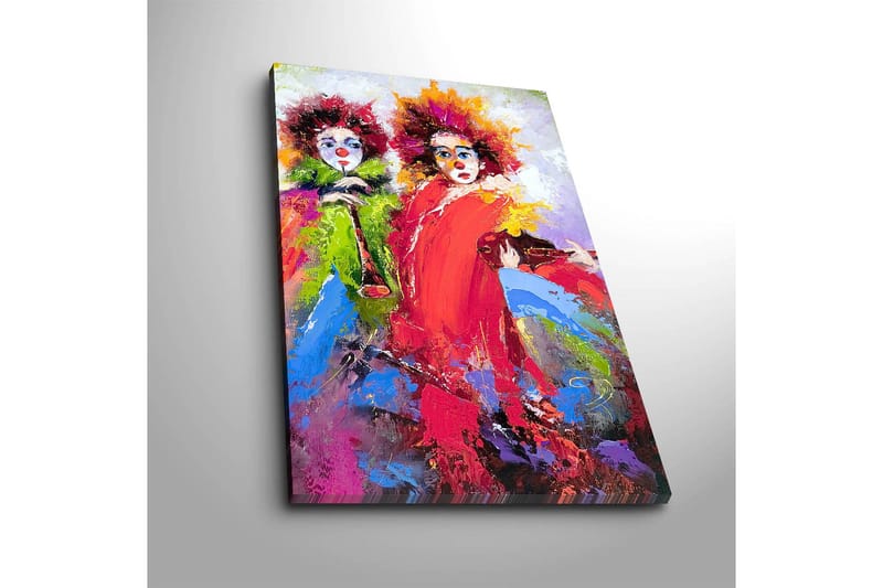 Koristeellinen Canvastaulu 45x70 cm - Monivärinen - Sisustustuotteet - Taulu & taide - Canvas-taulu