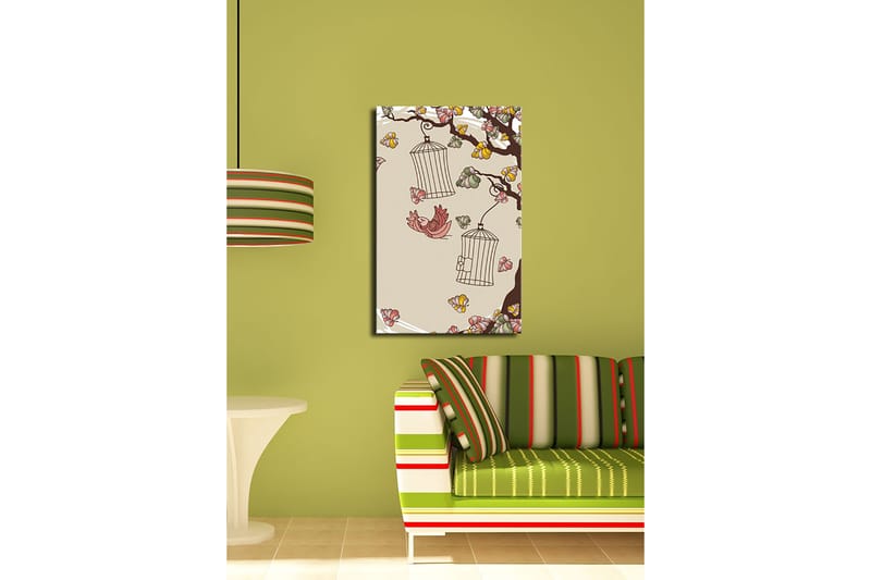 Koristeellinen Canvastaulu 45x70 cm - Monivärinen - Sisustustuotteet - Taulu & taide - Canvas-taulu