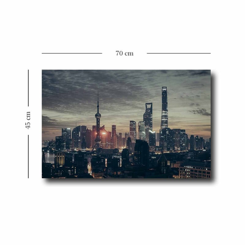 Koristeellinen Canvastaulu 45x70 cm - Monivärinen - Sisustustuotteet - Taulu & taide - Canvas-taulu