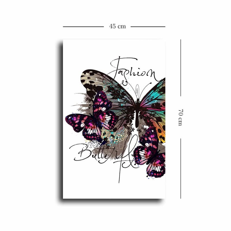 Koristeellinen Canvastaulu 45x70 cm - Monivärinen - Sisustustuotteet - Taulu & taide - Canvas-taulu