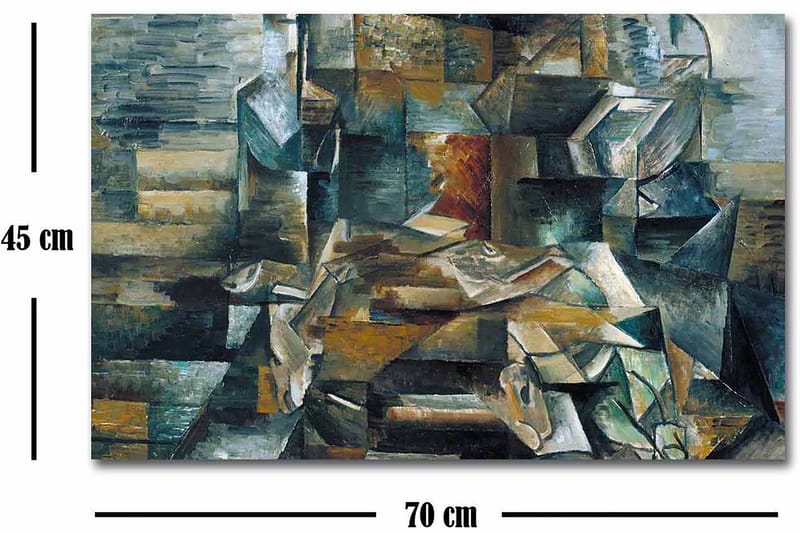 Koristeellinen Canvastaulu 45x70 cm - Monivärinen - Sisustustuotteet - Taulu & taide - Canvas-taulu