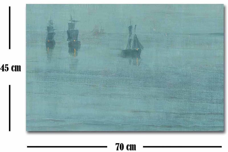 Koristeellinen Canvastaulu 45x70 cm - Monivärinen - Sisustustuotteet - Taulu & taide - Canvas-taulu