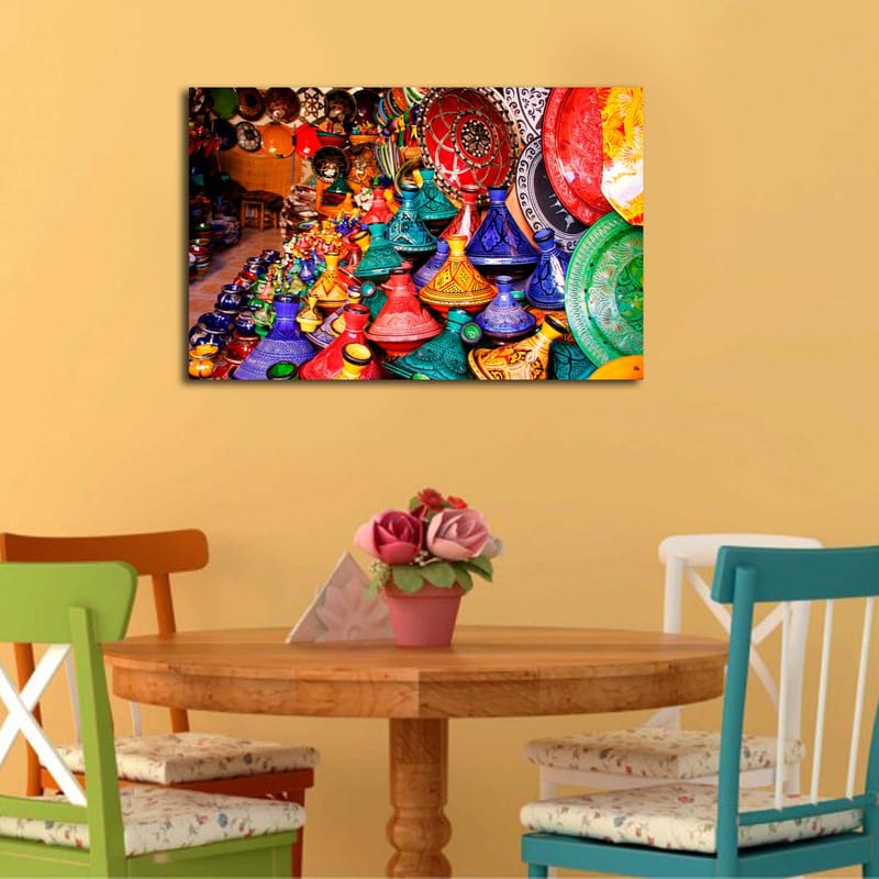 Koristeellinen Canvastaulu 45x70 cm - Monivärinen - Sisustustuotteet - Taulu & taide - Canvas-taulu