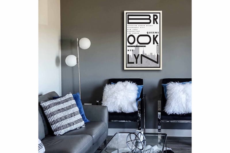 Koristeellinen Canvastaulu 45x70 cm, Monivärinen