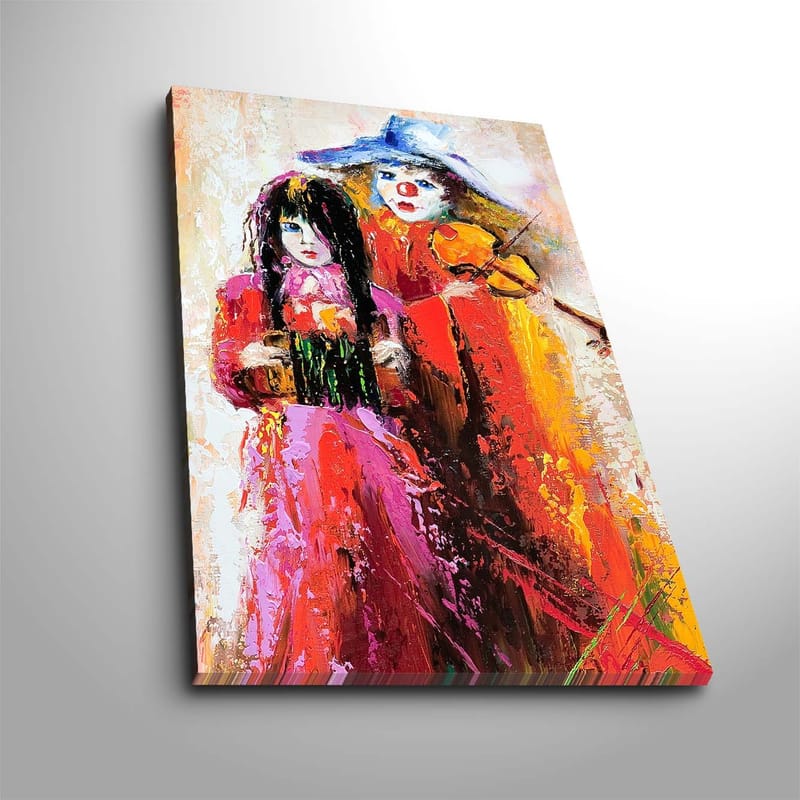 Koristeellinen Canvastaulu 45x70 cm - Monivärinen - Sisustustuotteet - Taulu & taide - Canvas-taulu