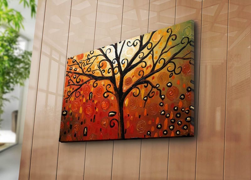 Koristeellinen Canvastaulu 45x70 cm - Monivärinen - Sisustustuotteet - Taulu & taide - Canvas-taulu