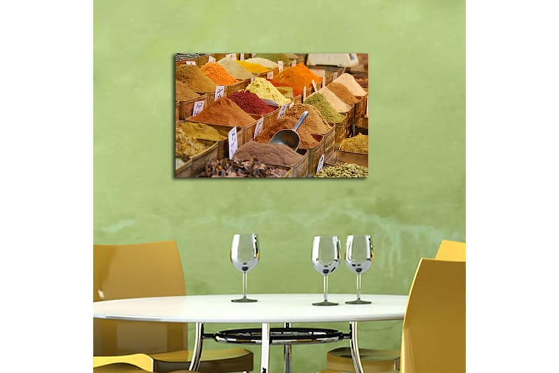 Koristeellinen Canvastaulu 45x70 cm - Monivärinen - Sisustustuotteet - Taulu & taide - Canvas-taulu