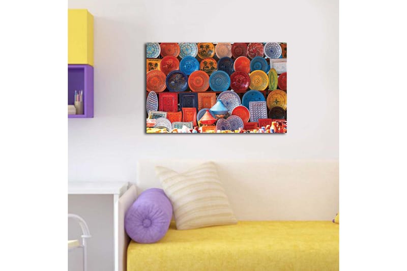 Koristeellinen Canvastaulu 45x70 cm - Monivärinen - Sisustustuotteet - Taulu & taide - Canvas-taulu